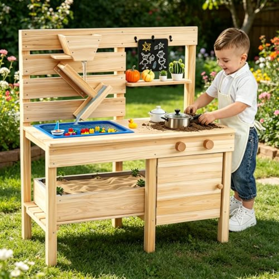 Kids Outdoor Mud Kitchen - Outdoor mud kitchen for kids aged