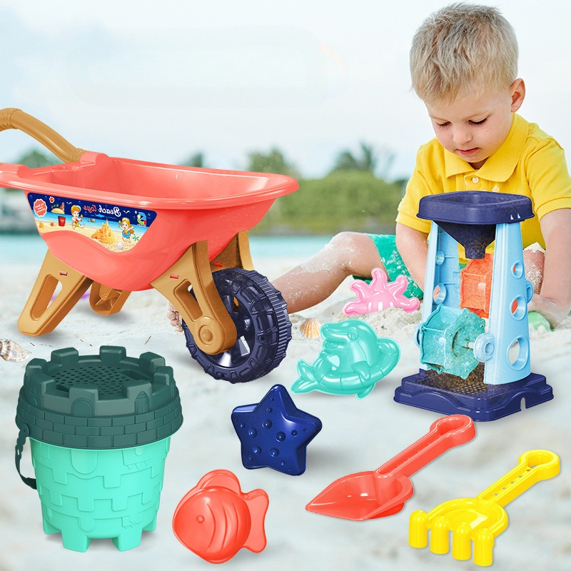 Kids Outdoor Mud Kitchen - Beach Sand Play Tool Set Sand