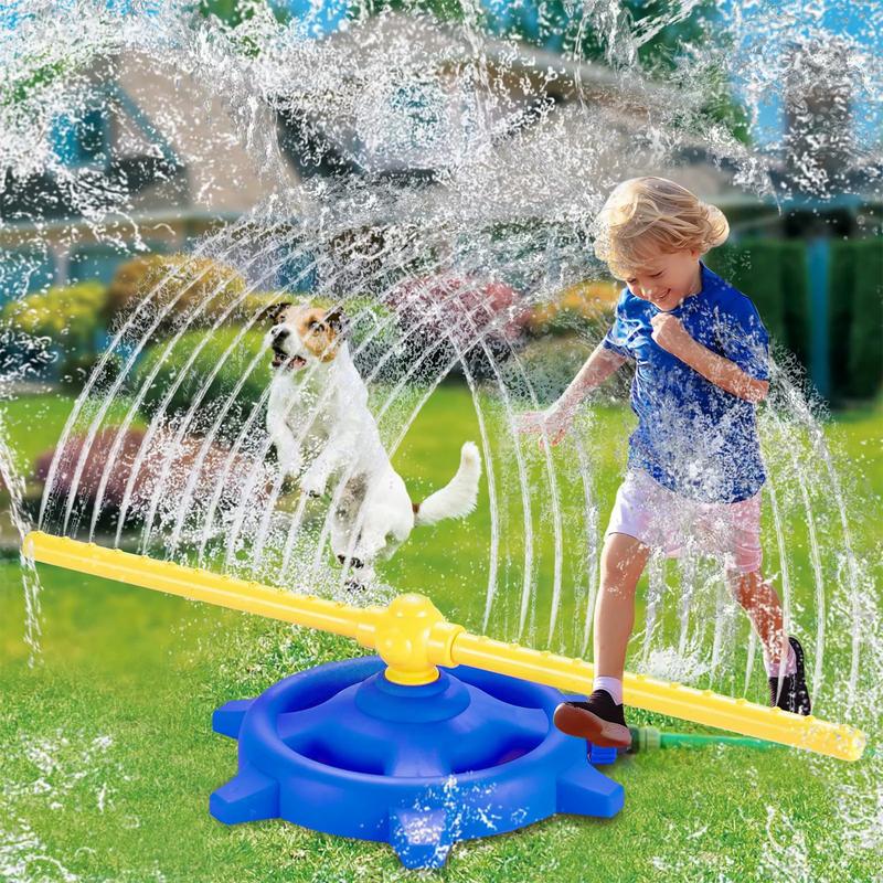 Kids Outdoor Yard Tools - 2025 Water Sprinkler Kids 360Degree Rotating