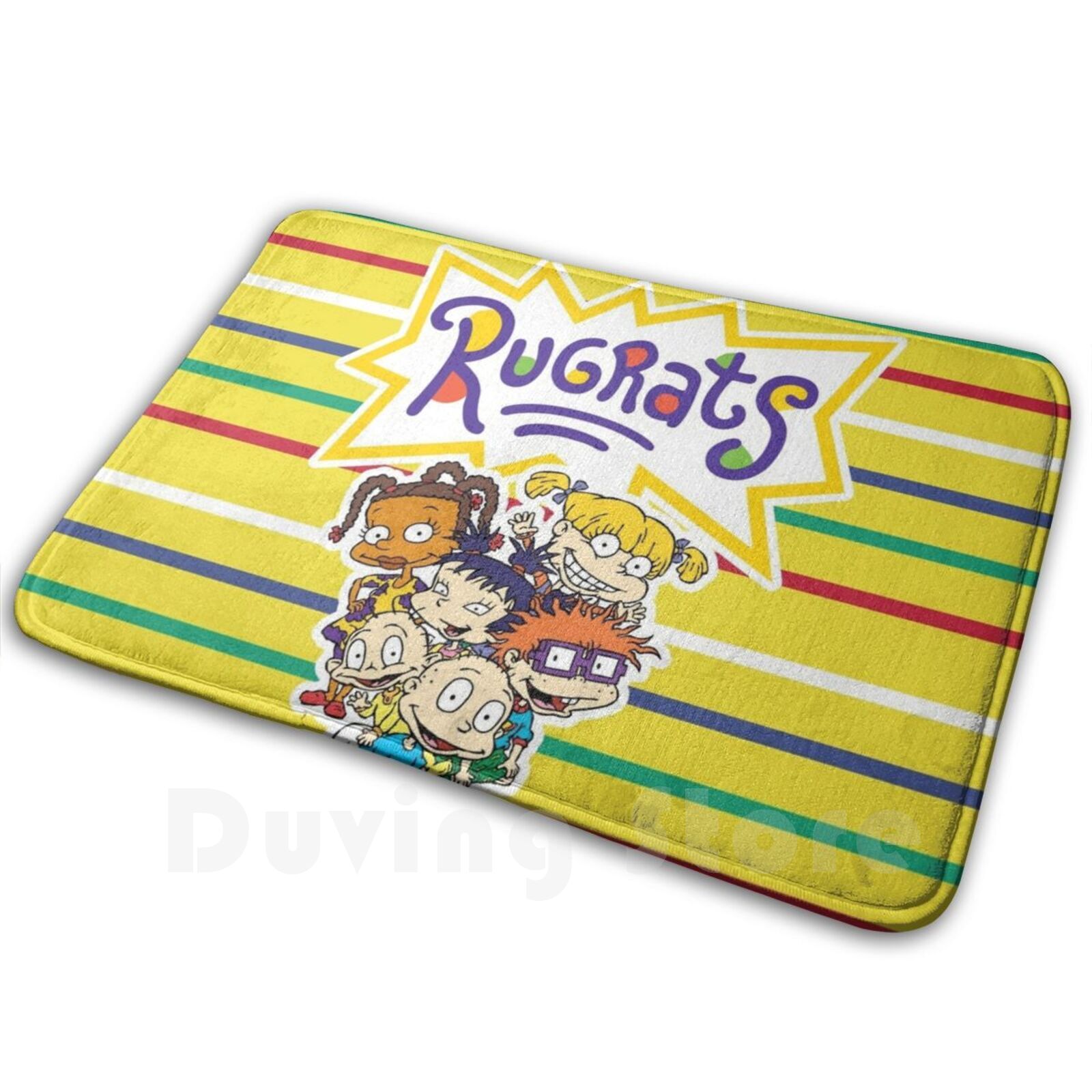 Kids Outdoor Floor Cushions - 90s Tv Show Carpet Mat Rug