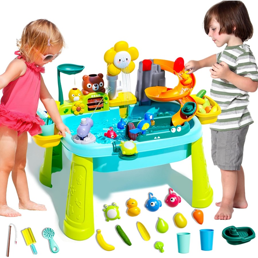Kids Outdoor Sensory Table - Water Table for Kids Ages 3+