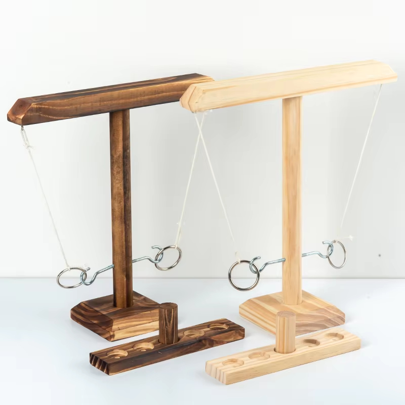 Kids Outdoor Ladder - Ring Toss Games for Kids Adults