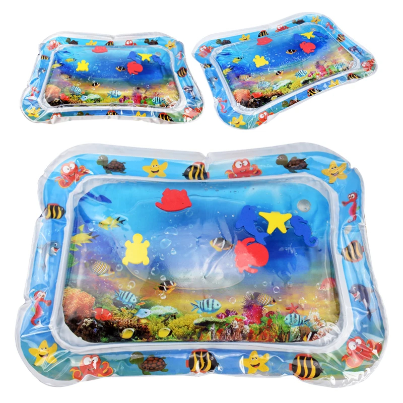 Kids Outdoor Water Play Table - Baby Water Play Mat Inflatable Cushion