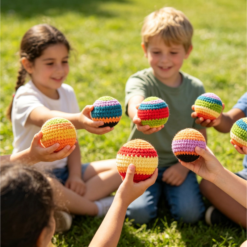 Kids Outdoor Activities - 2026 NEW 1/3/6PC Soft Handmade Outdoor