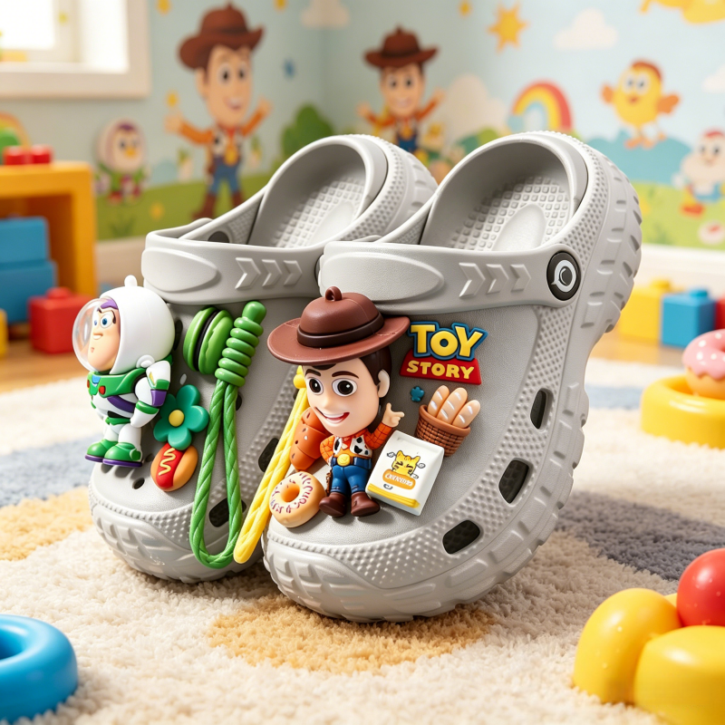 Kids Outdoor Activities - In Stock Decorated Toy Story Clogs