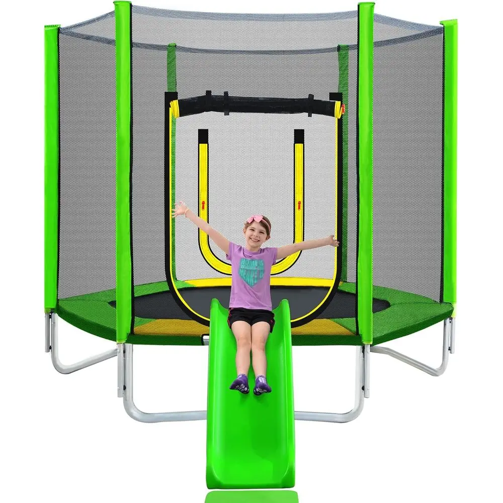 Round Outdoor Playground Tramp - Kids Outdoor Ladder recension och pris