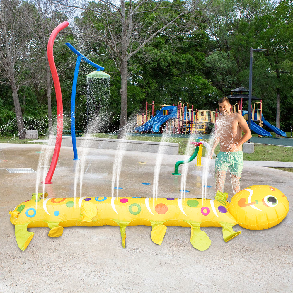 Caterpillar Sprinkler Pad Spla - Slip Slide Water Mat recension och pris