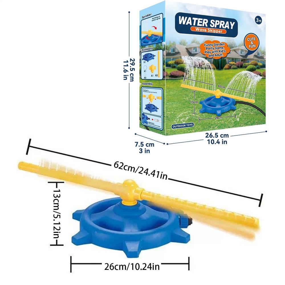 360 Degree Water Sprinkler Rot - Kids Outdoor Yard Tools recension och pris