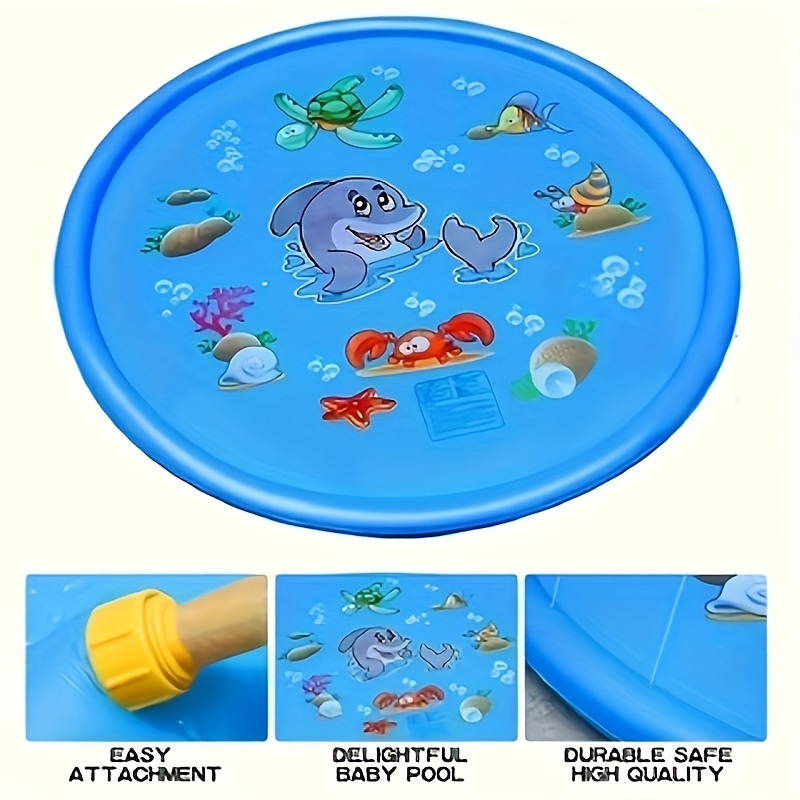 Children Play Spray Mat 100cm  - Slip Slide Water Mat recension och pris