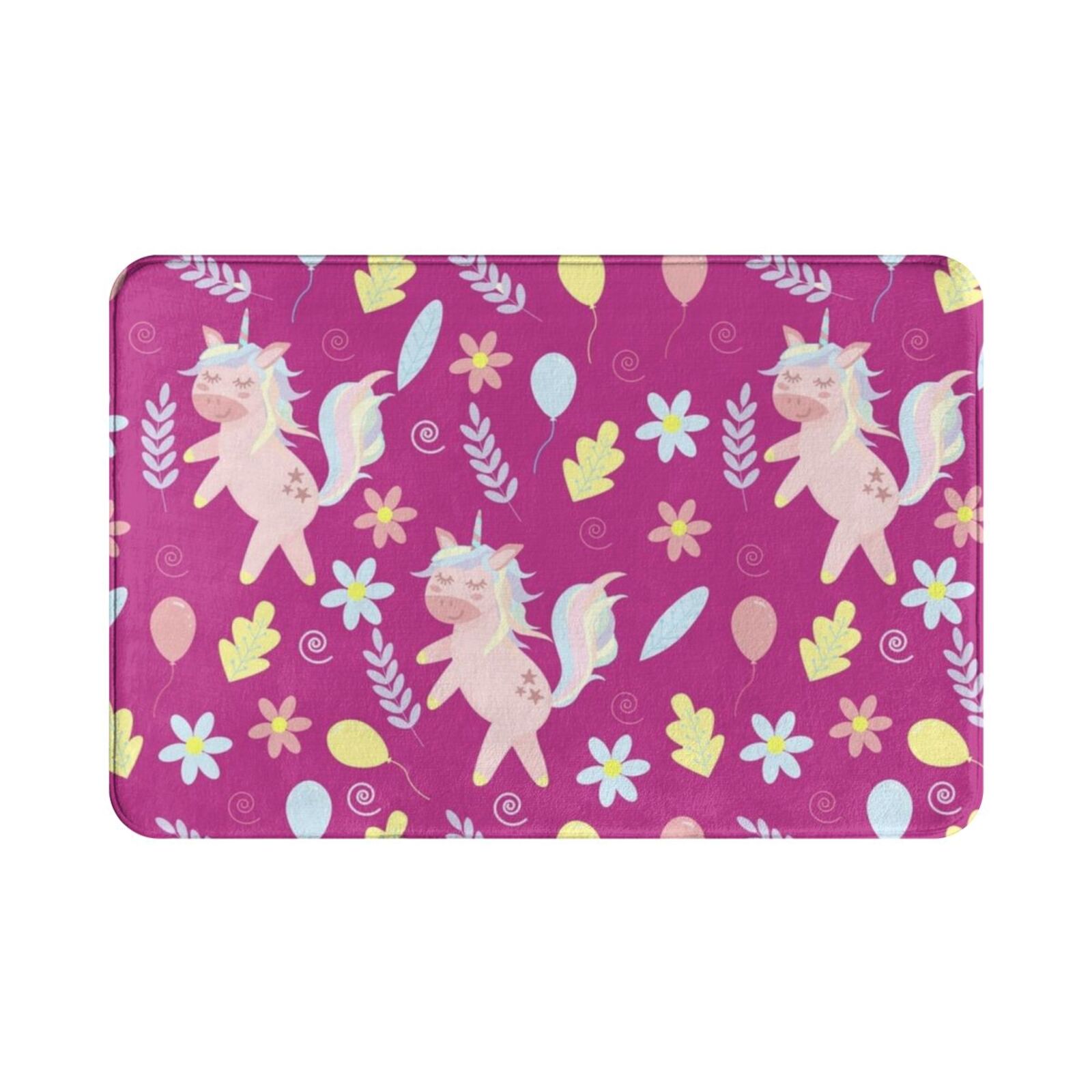 Dancing Unicorn Pattern On Bri - Kids Outdoor Floor Cushions recension och pris