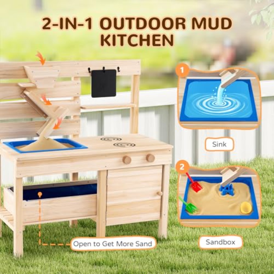 Outdoor mud kitchen for kids a - Kids Outdoor Mud Kitchen recension och pris