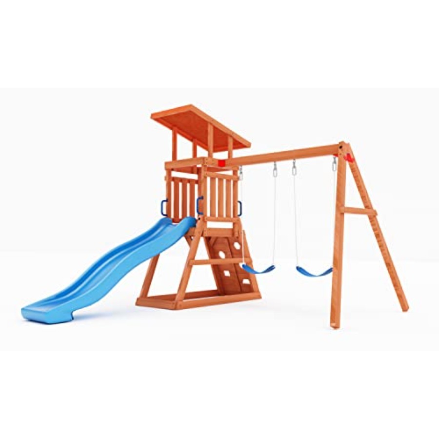 Playground Wooden Swing Sets f - Kids Outdoor Furniture Set recension och pris