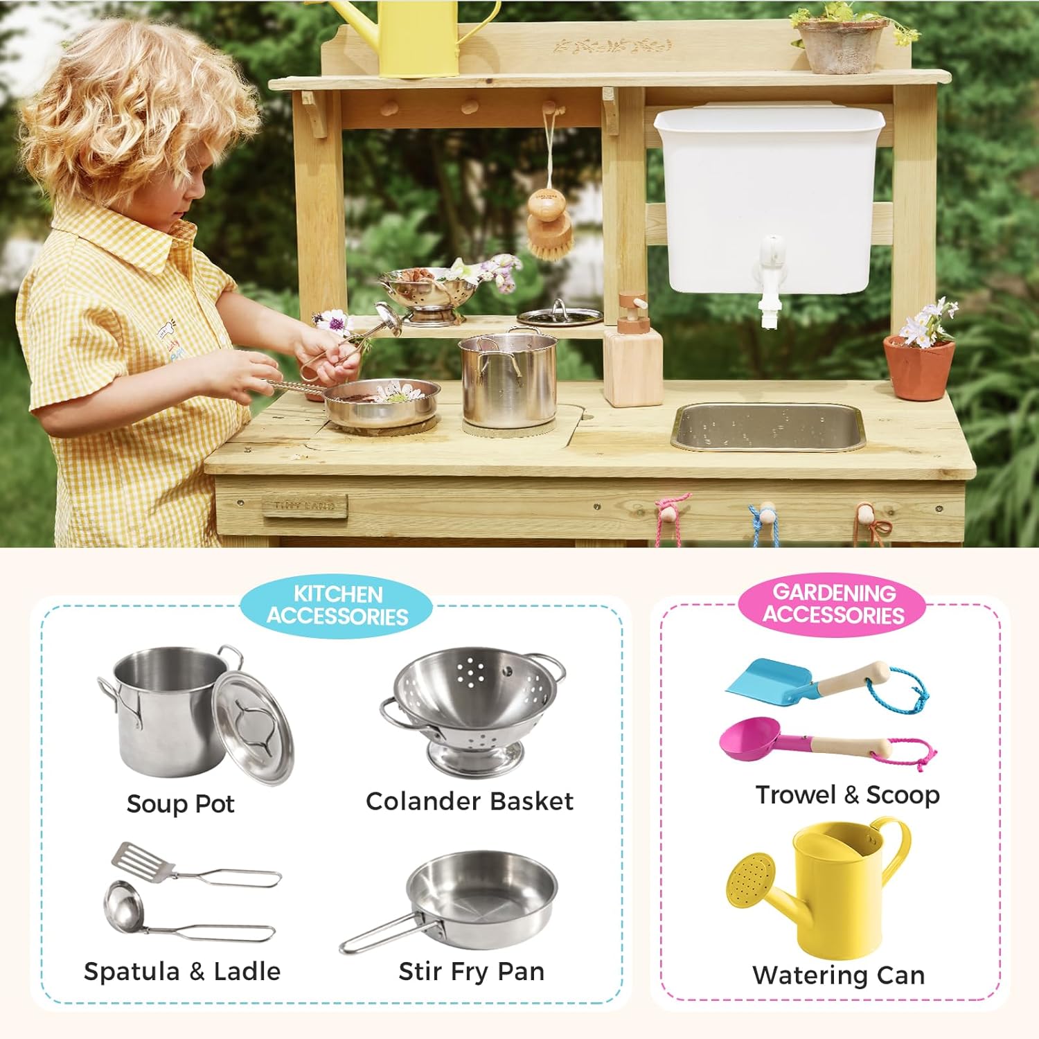 Outdoor Mud Kitchen for Kids,  - Kids Outdoor Mud Kitchen recension och pris