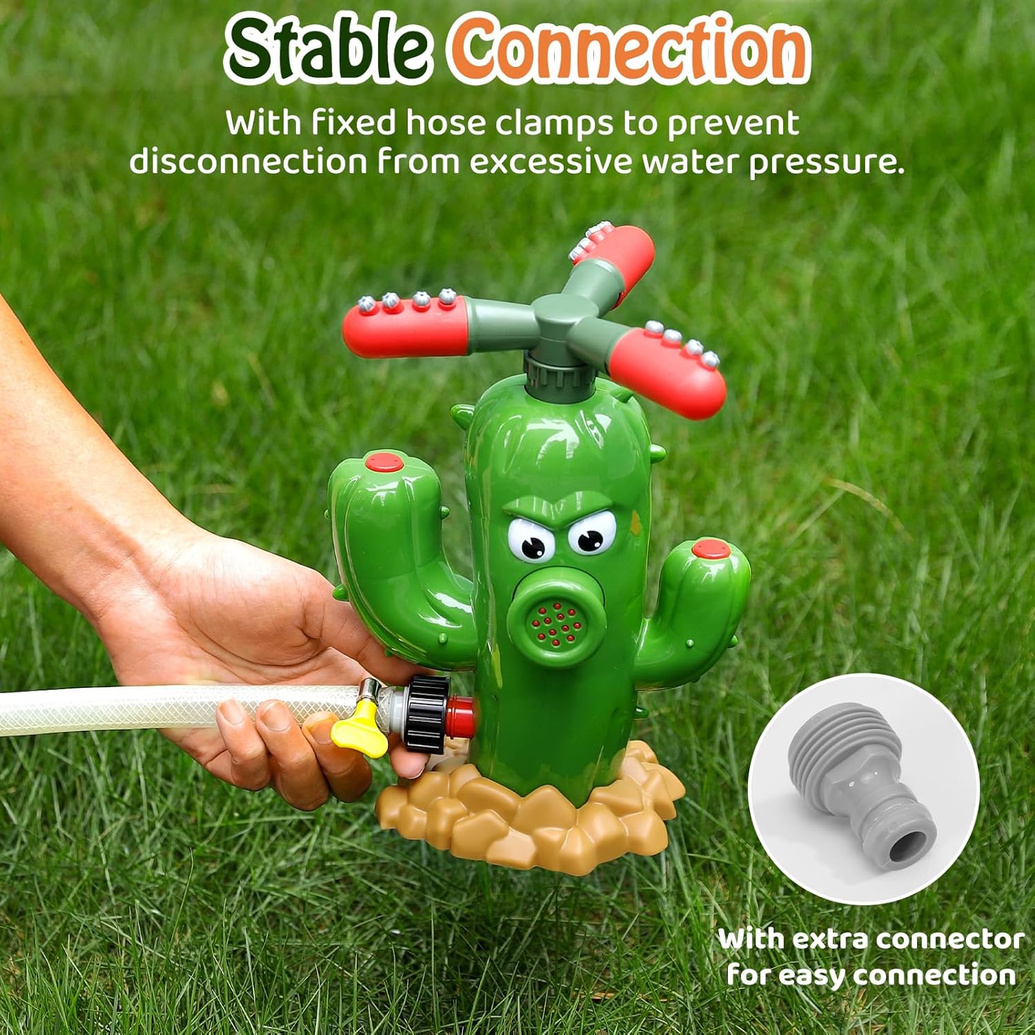 Water Spray Toy Cactus Sprinkl - Kids Outdoor Yard Tools recension och pris