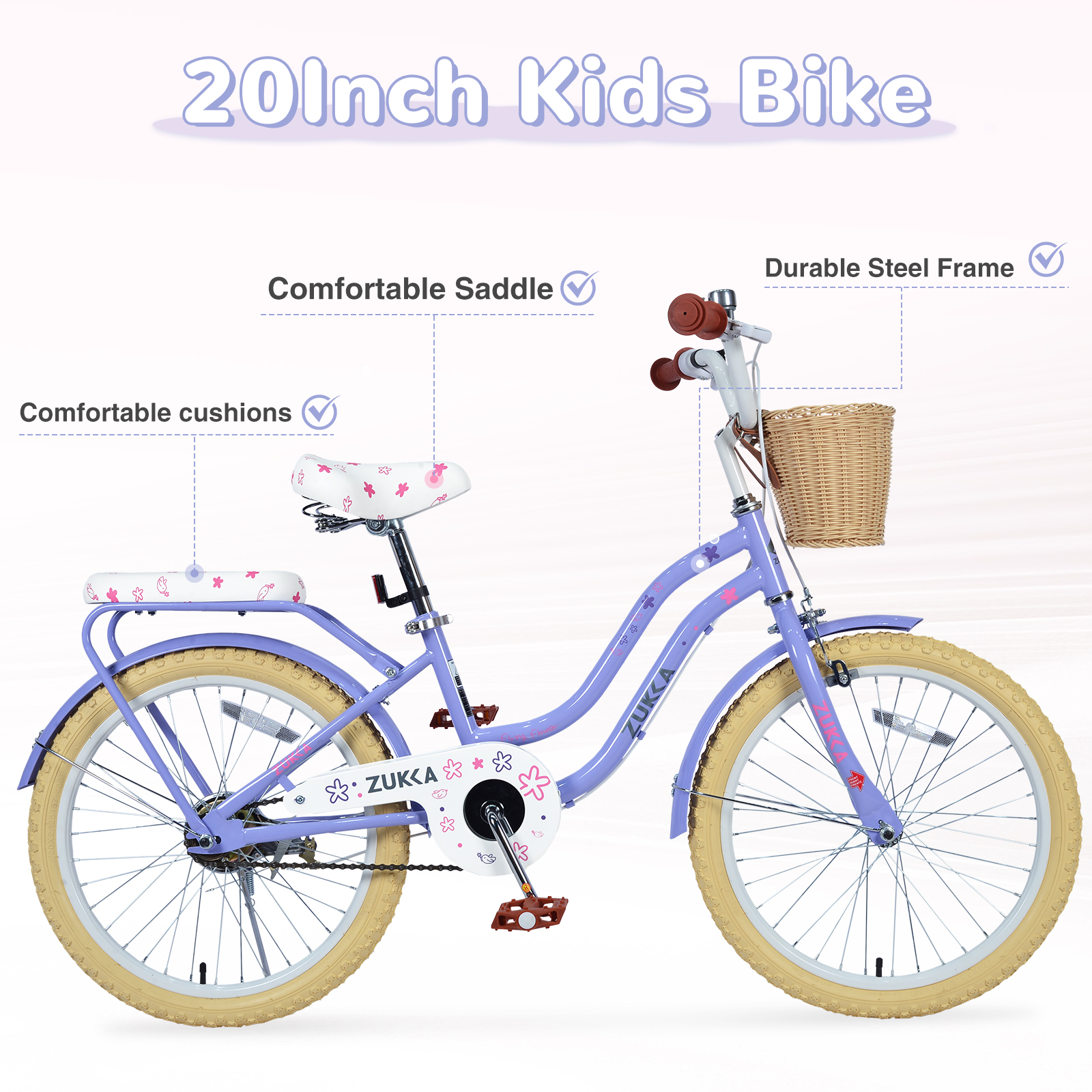 Kids Bike with Training Wheels - Kids Outdoor Ride On recension och pris