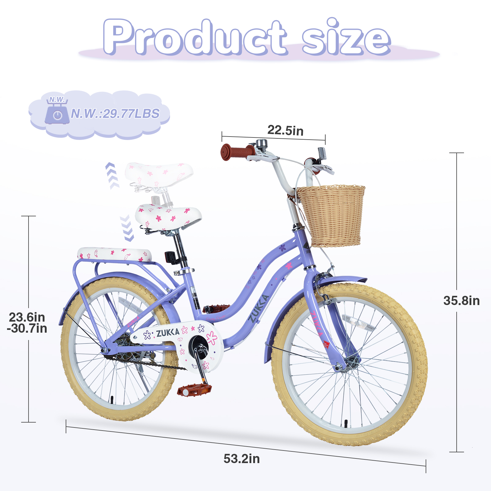 Kids Bike with Training Wheels - Kids Outdoor Ride On recension och pris