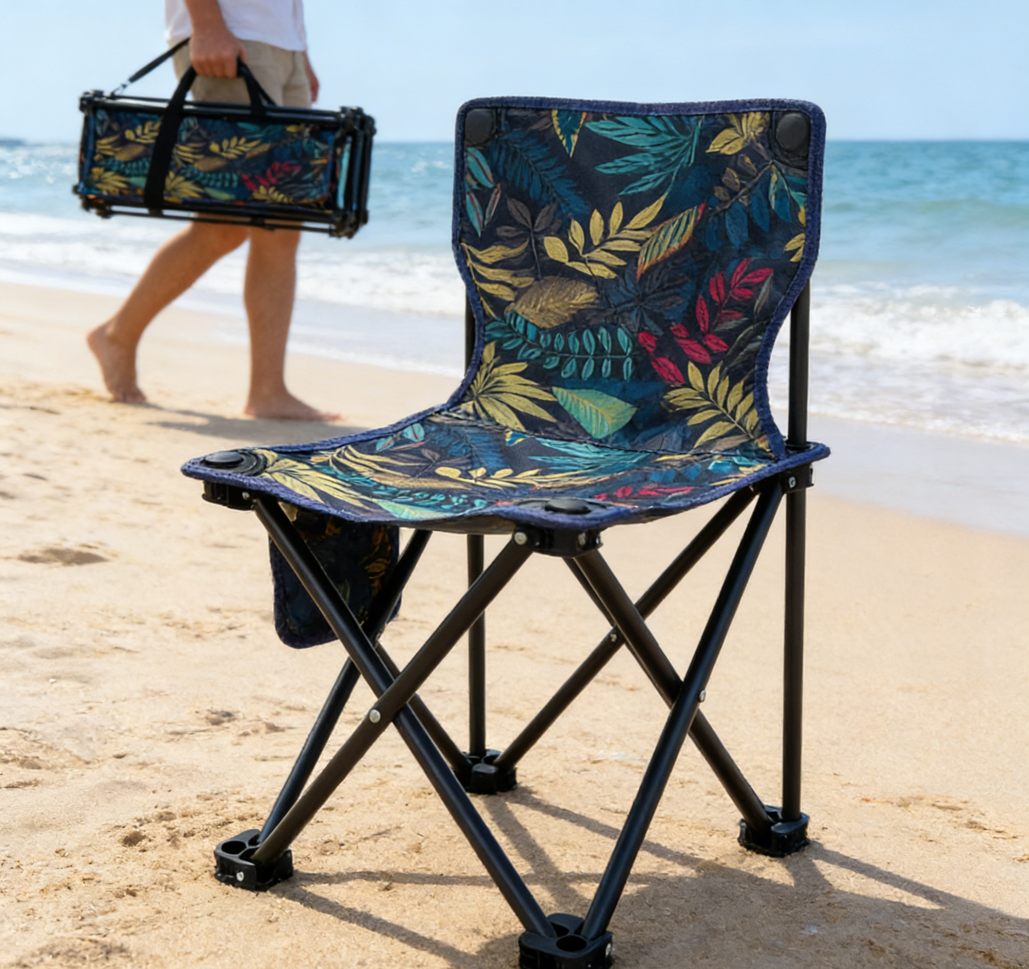 Portable Folding Stool Mini Ca - Kids Outdoor Bean Bag Chair recension och pris