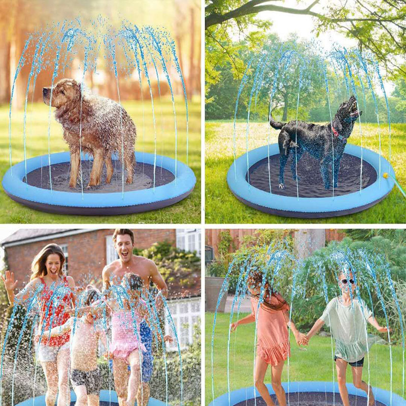 Summer Pet Swimming Pool Infla - Slip Slide Water Mat recension och pris