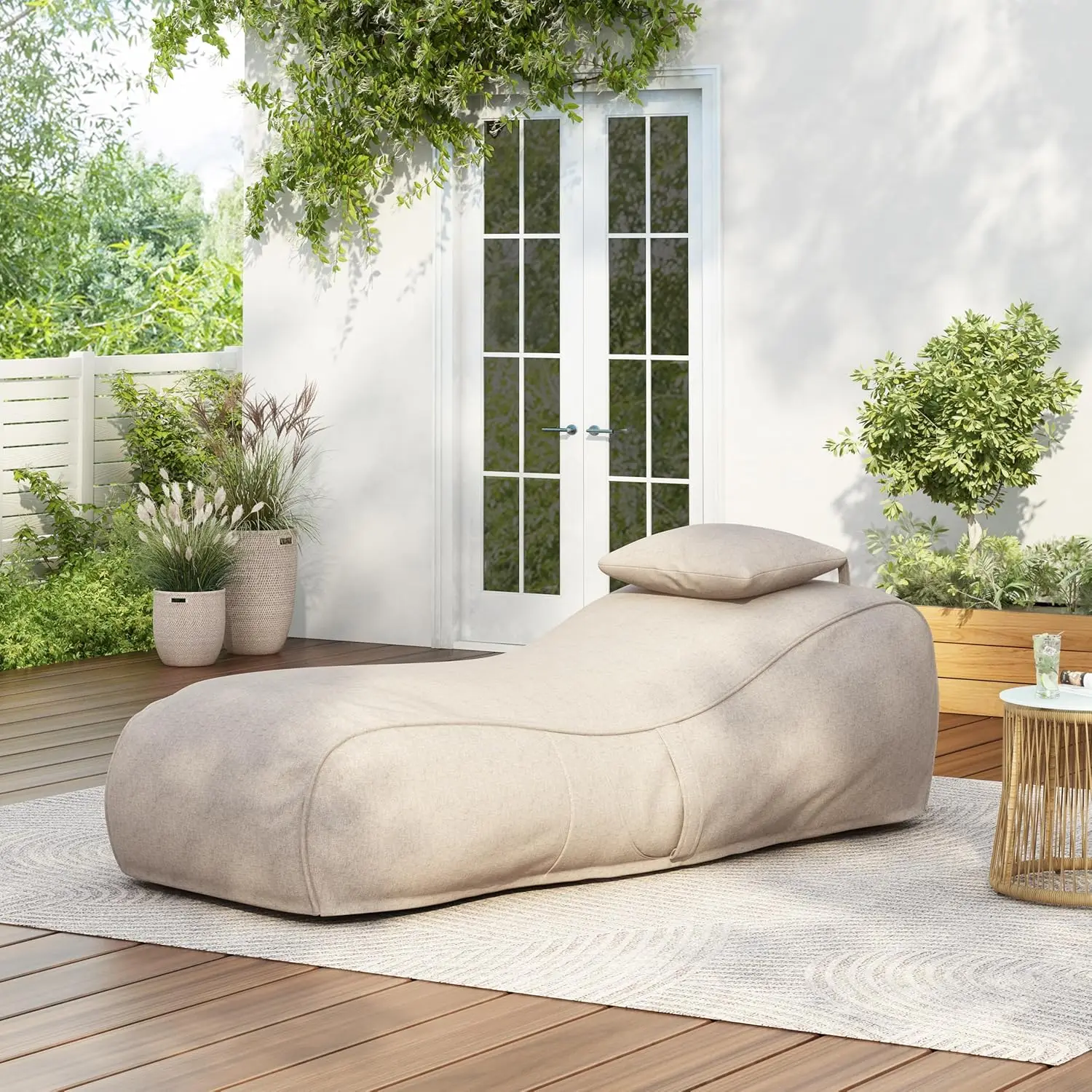 Morton Bean Bag Chair, Fabric  - Kids Outdoor Bean Bag Chair recension och pris