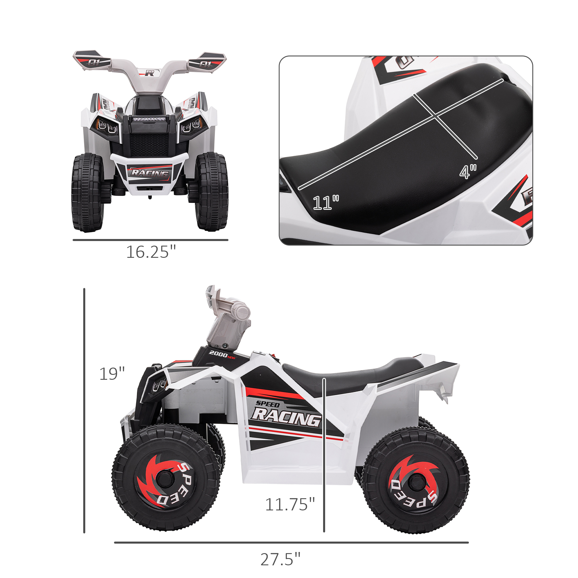 Car 6V with Kids Durable Desig - Kids Outdoor Car recension och pris
