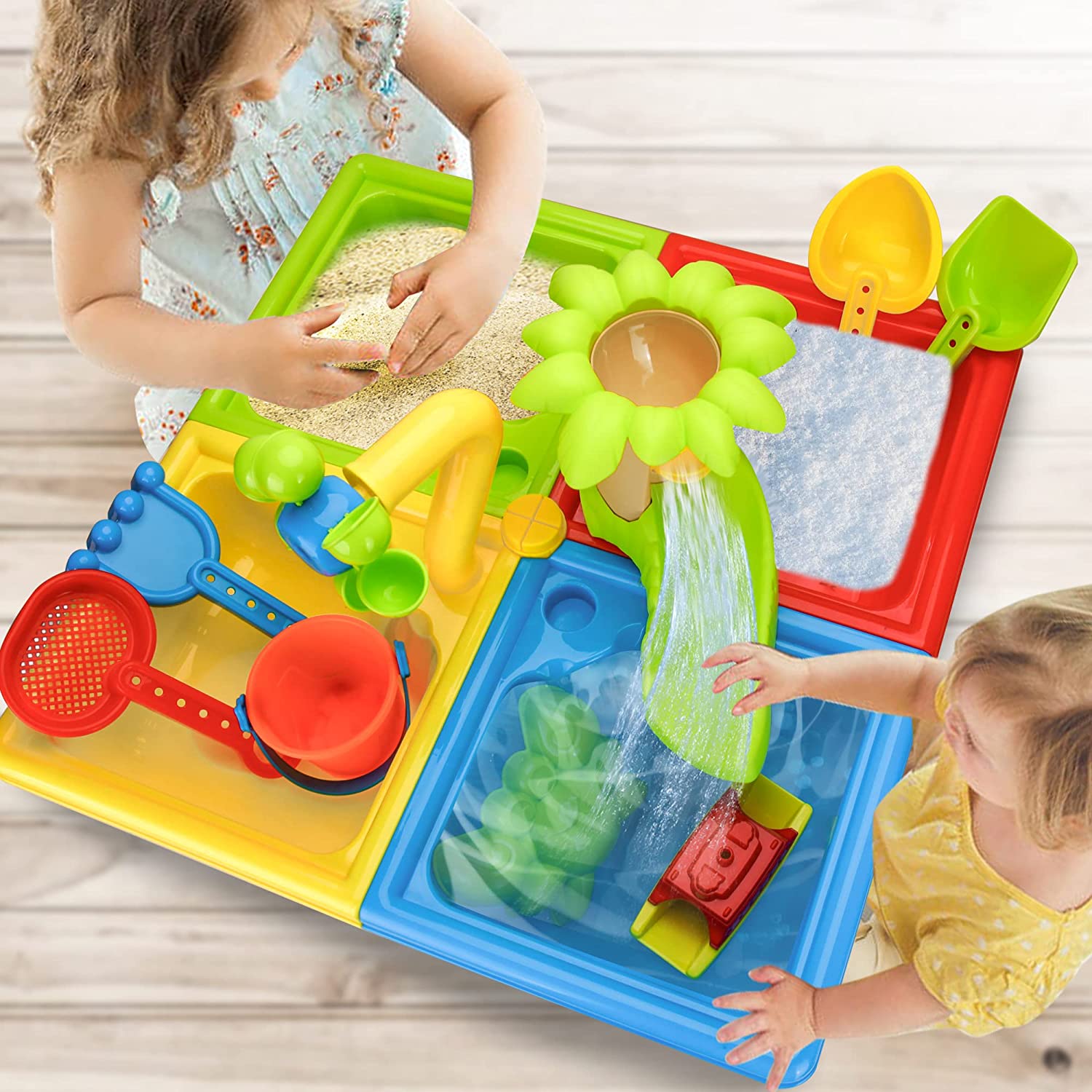 Beach Table Sand Play Toys Chi - Kids Outdoor Lounge Set recension och pris