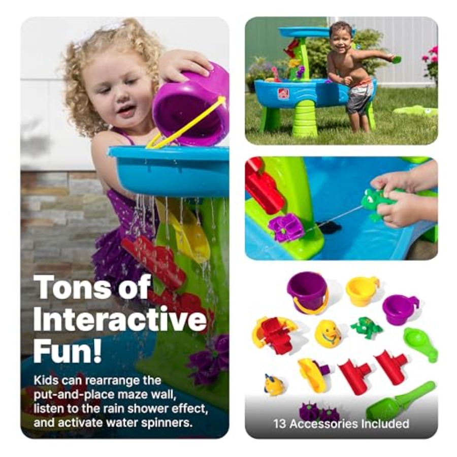 Rain Showers Splash Pond Water - Kids Outdoor Sensory Table recension och pris