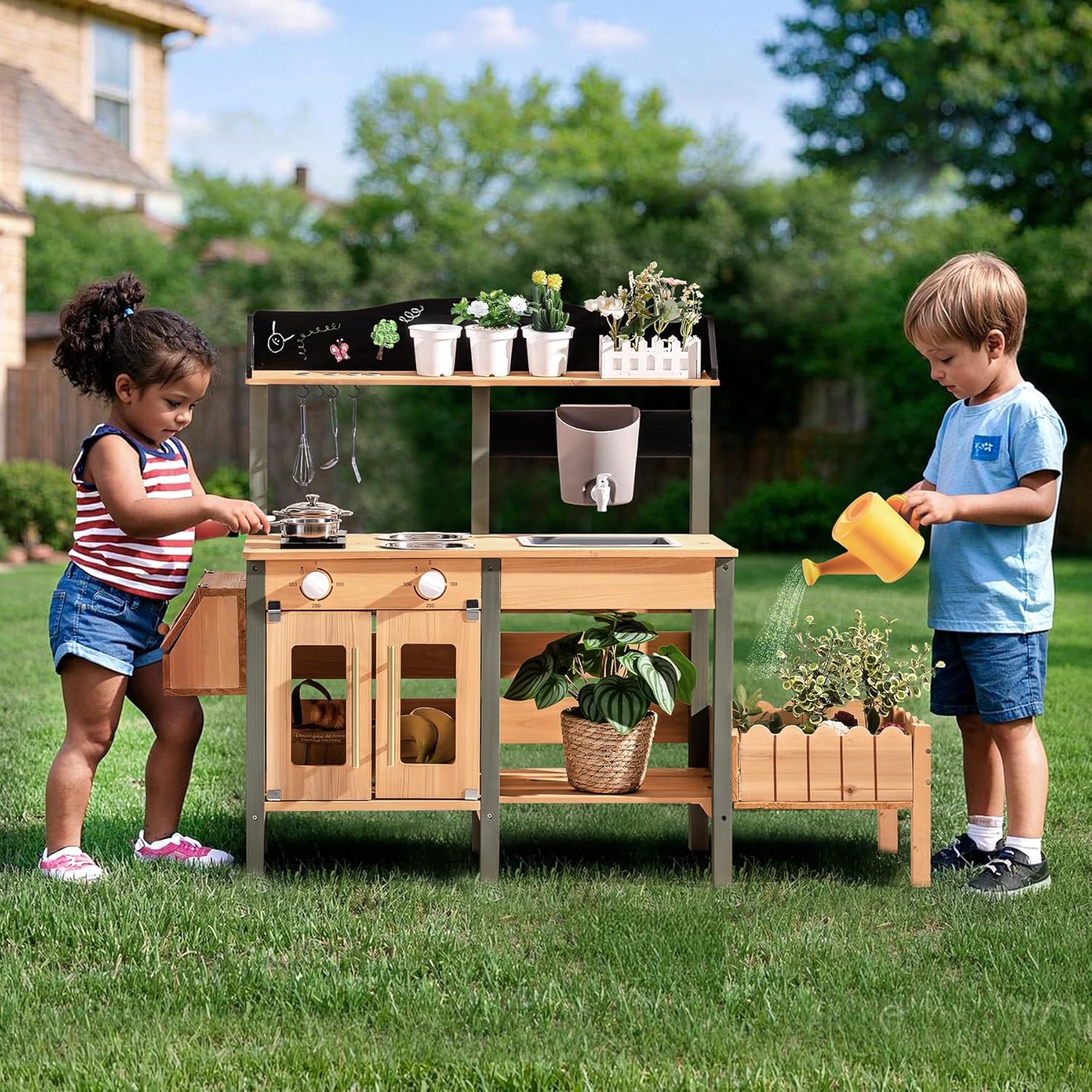 Mud Kitchen for Kids Outdoor,  - Kids Outdoor Mud Kitchen recension och pris