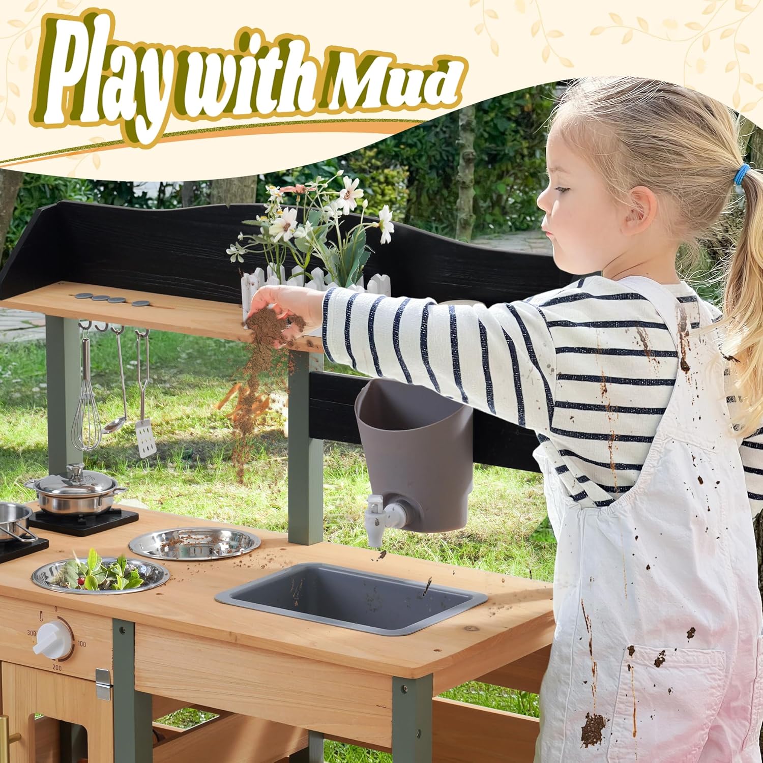 Mud Kitchen for Kids Outdoor,  - Kids Outdoor Mud Kitchen recension och pris