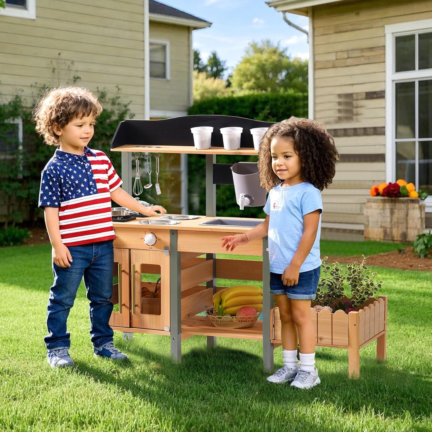 Mud Kitchen for Kids Outdoor,  - Kids Outdoor Mud Kitchen recension och pris