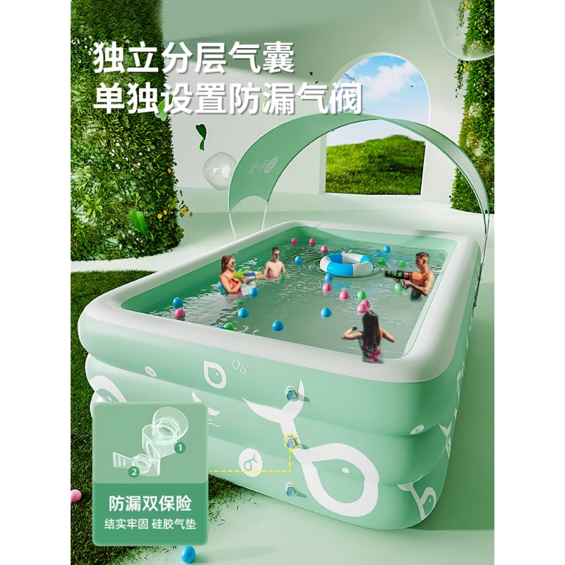 Inflatable Swimming Pool Famil - Kids Outdoor Furniture Set recension och pris