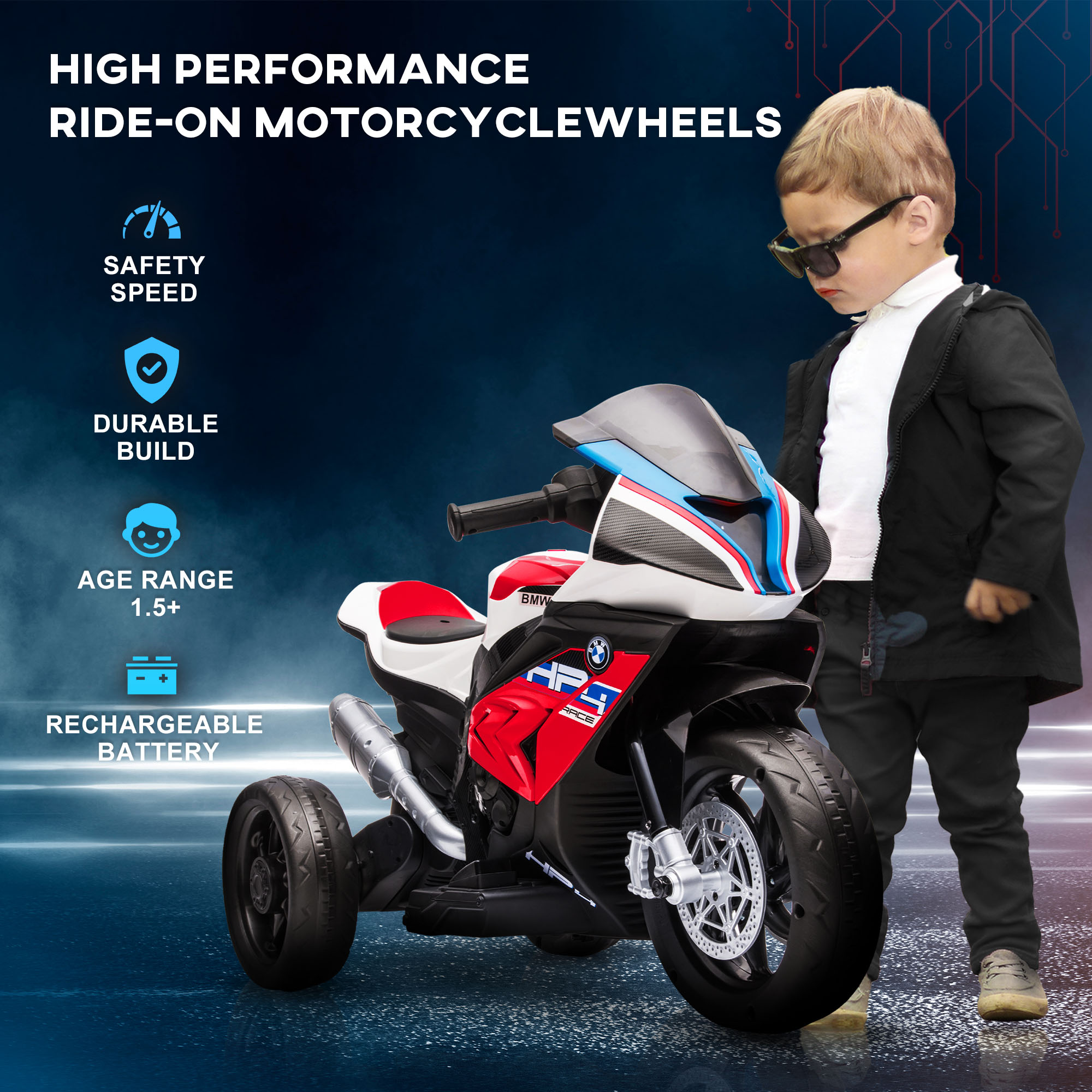 Kids Electric Ride On Toy 6V M - Kids Outdoor Ride On recension och pris