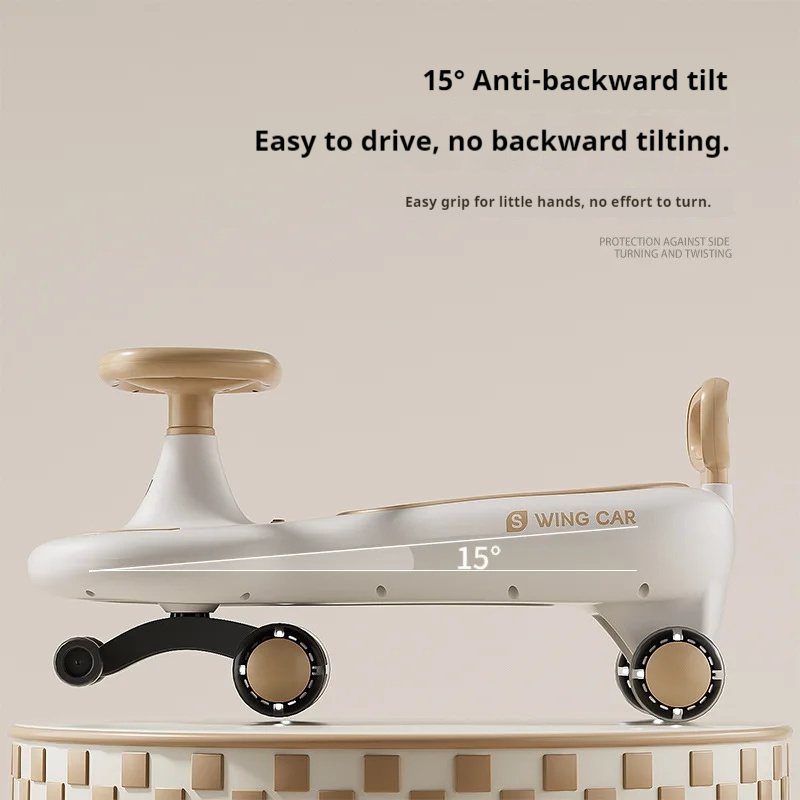 S Kids Swing Car Anti Rollover - Kids Outdoor Car recension och pris