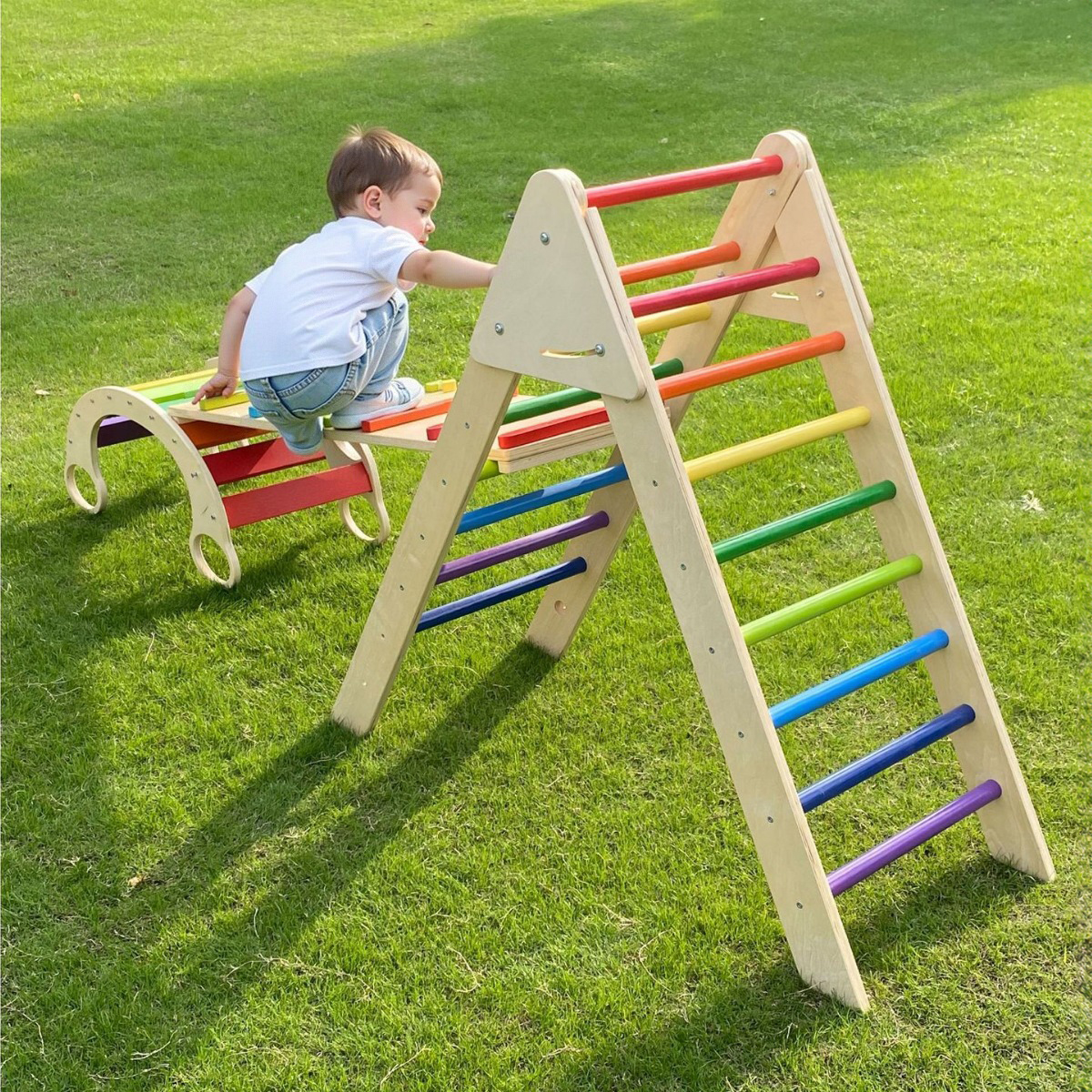 Customizable Eco-Friendly Beec - Kids Outdoor Balance Beam recension och pris