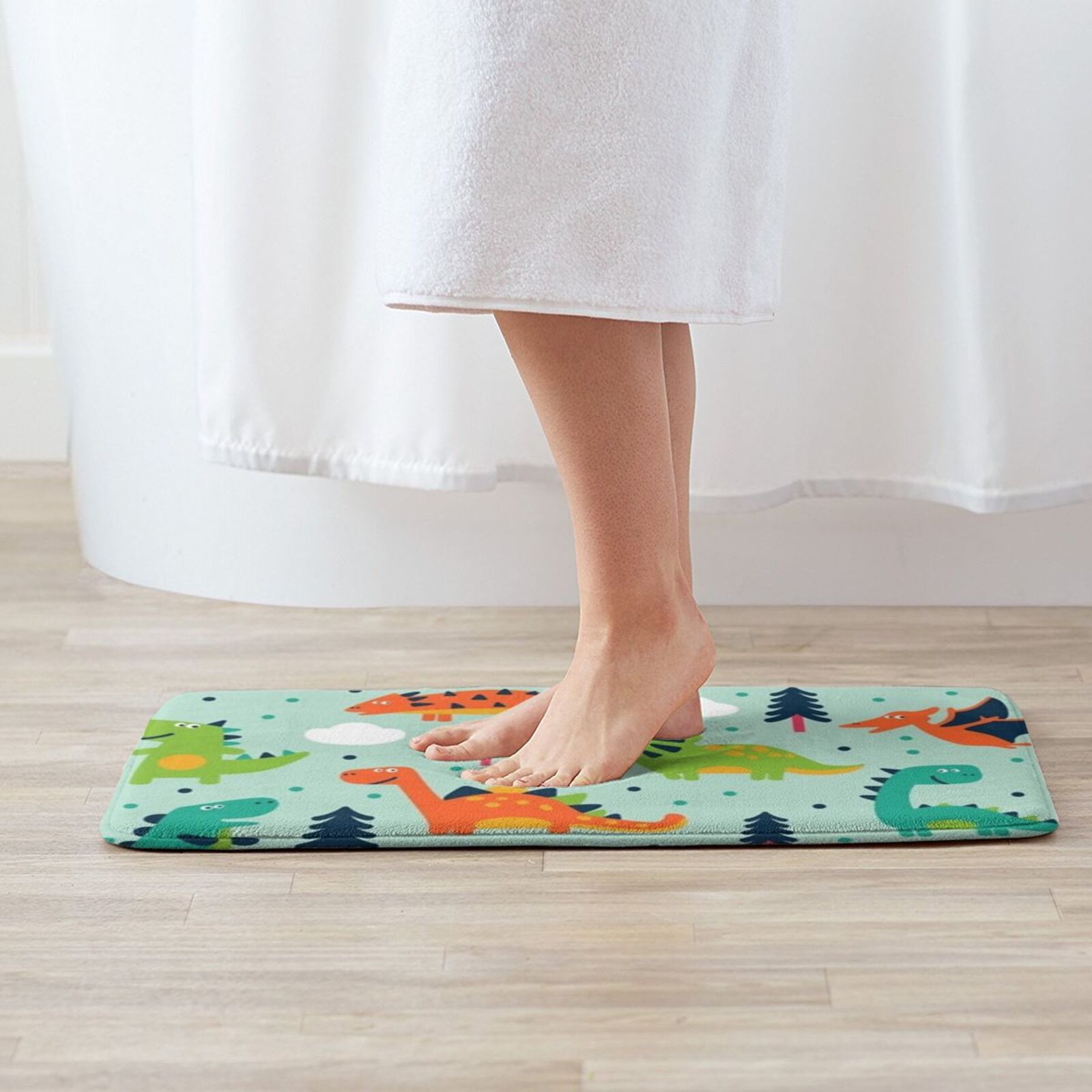 Dino Pattern 2 Soft Non-Slip M - Kids Outdoor Floor Cushions recension och pris