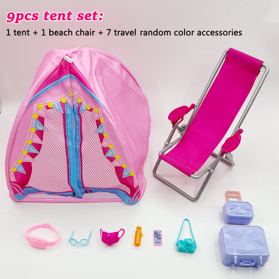 9Pcs Tent Beach Chair Travel A - Kids Outdoor Table And Chairs recension och pris