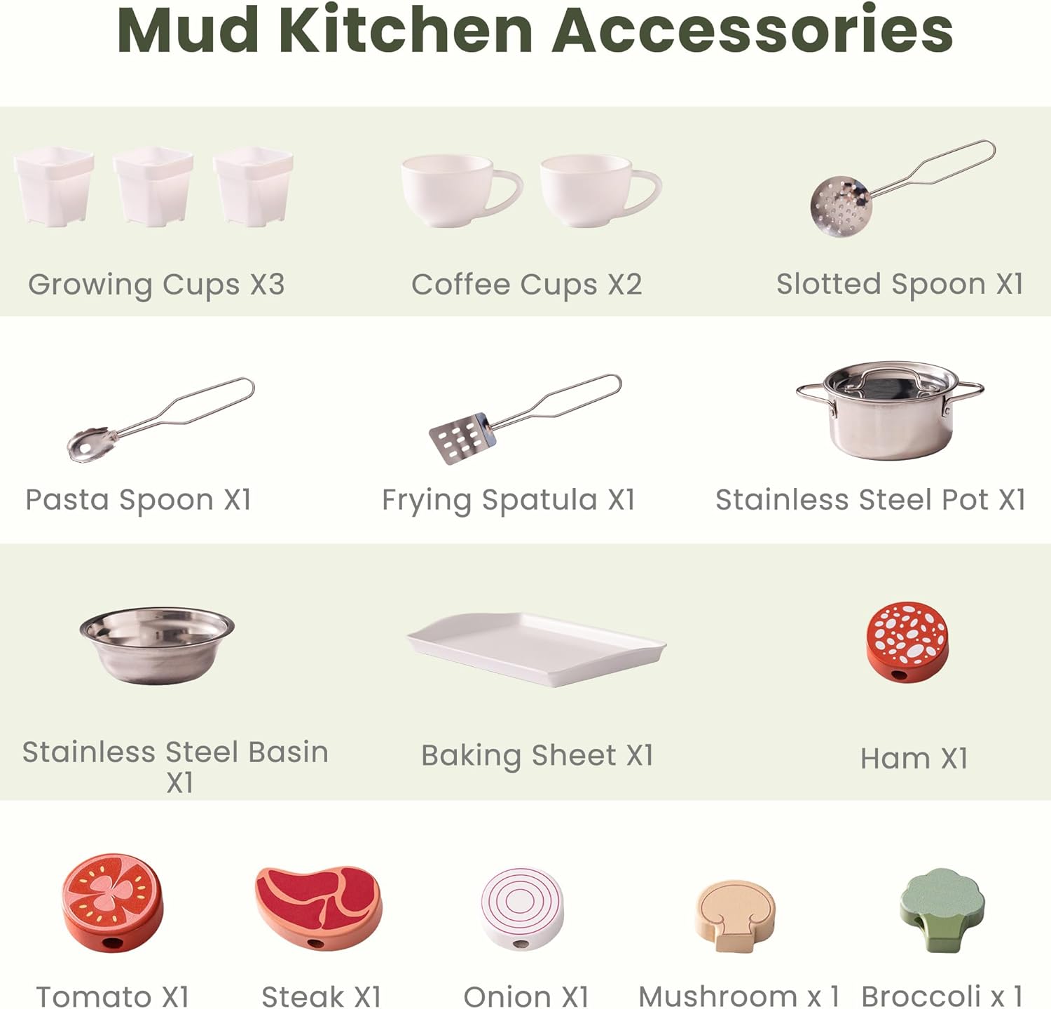 Wooden Mud Kitchen for Kids, O - Kids Outdoor Mud Kitchen recension och pris