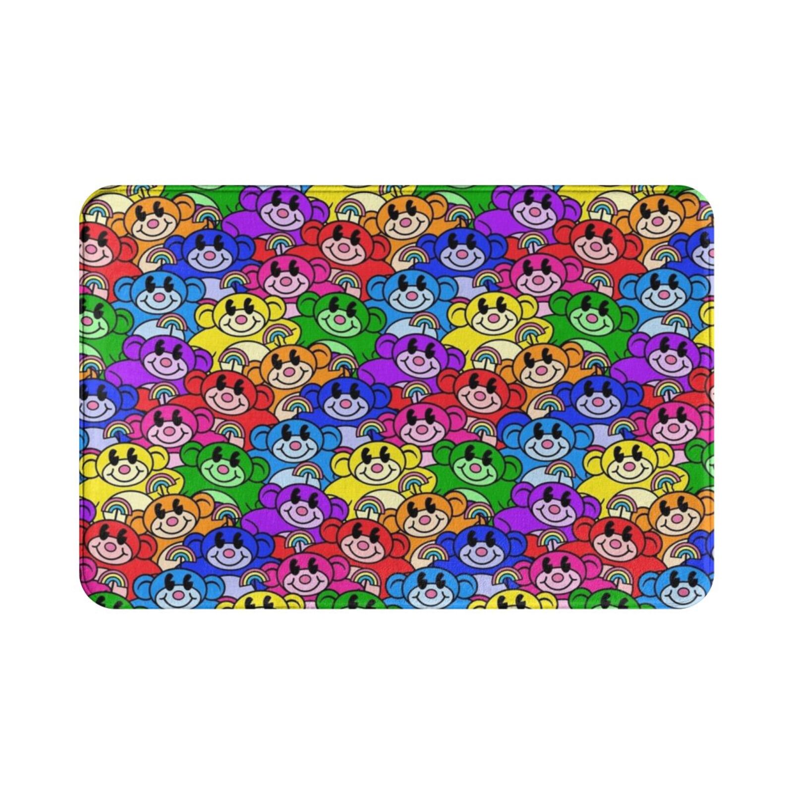 Rainbow Monkeys Carpet Mat Rug - Kids Outdoor Floor Cushions recension och pris