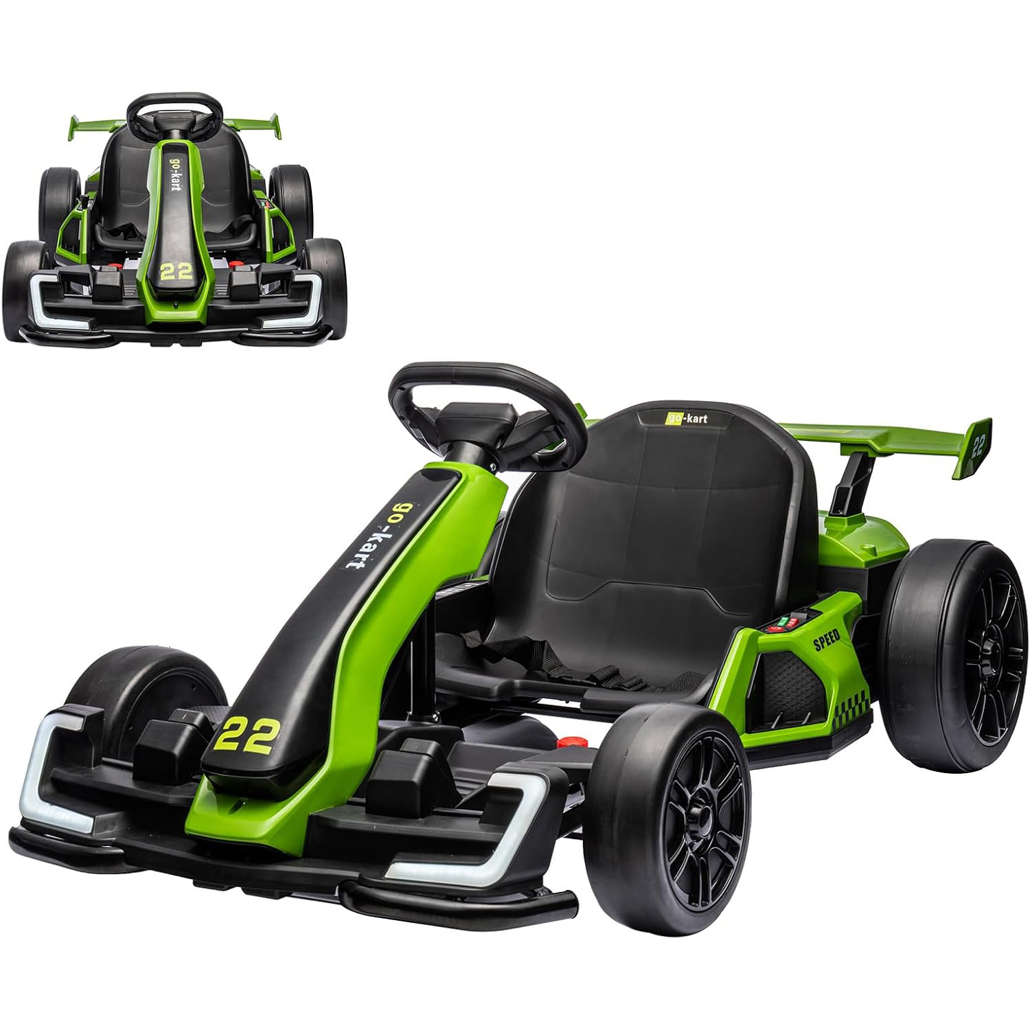 24V Kids Electric Go Kart with - Kids Outdoor Ride On recension och pris