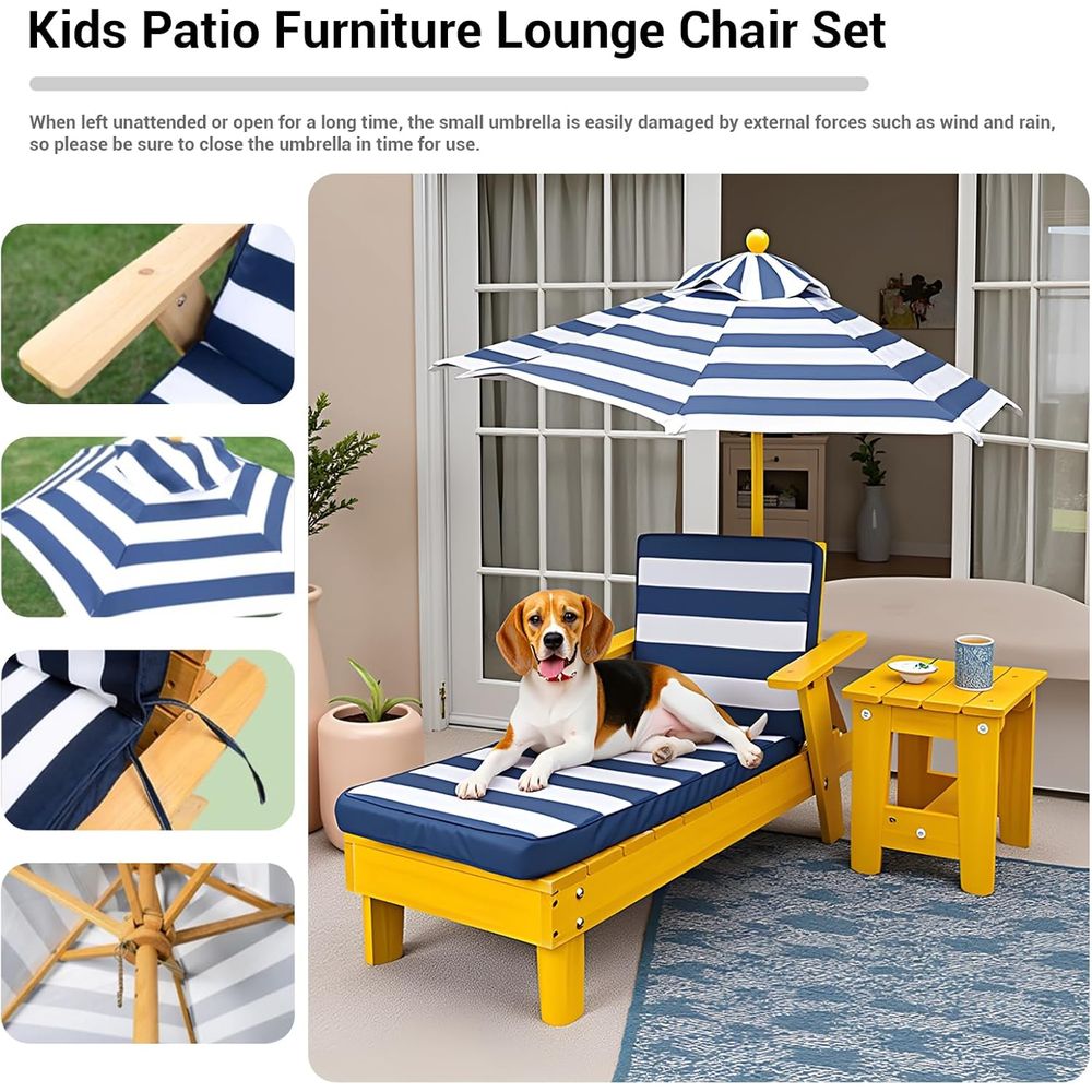 Outdoor Kids Lounge Chair with - Kids Outdoor Table And Chairs recension och pris