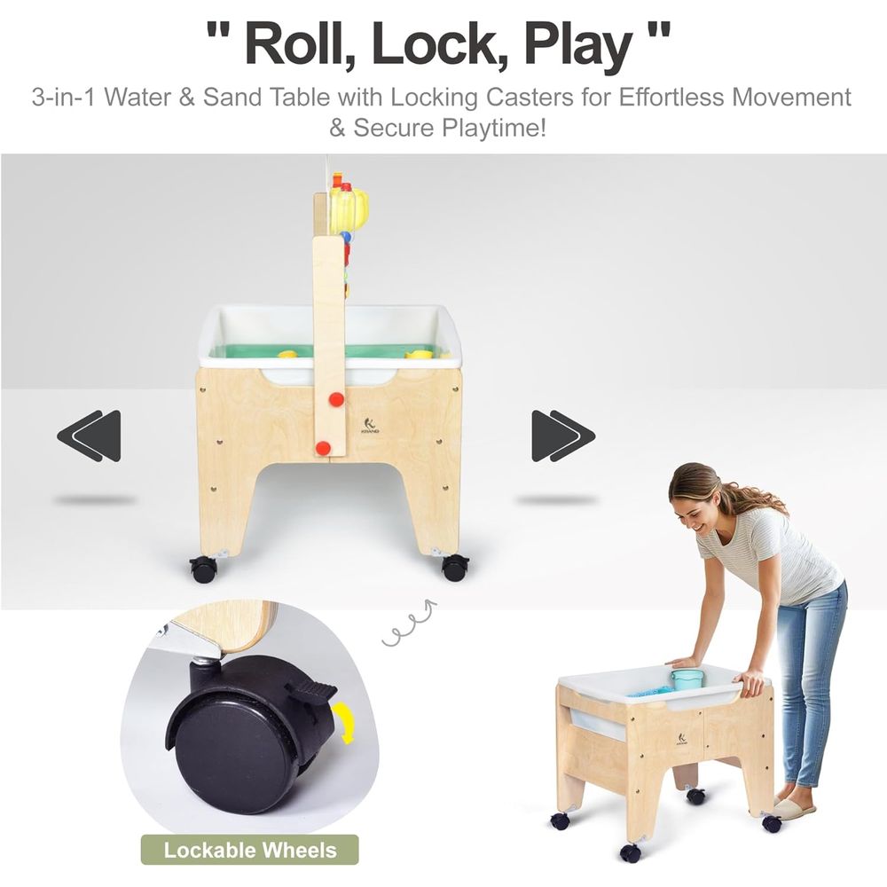 Kids Water & Sand Sensory Tabl - Kids Outdoor Sensory Table recension och pris