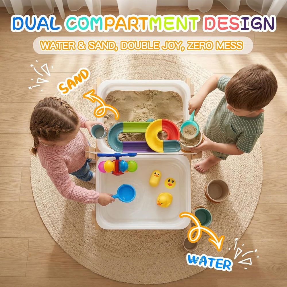 Sand and Water Table or Toddle - Kids Outdoor Sensory Table recension och pris