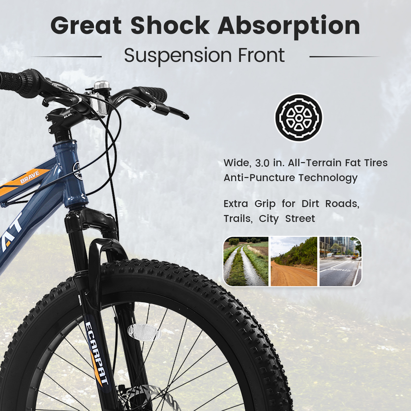 Kids Bike with 7 Speed Mountai - Kids Outdoor Ride On recension och pris