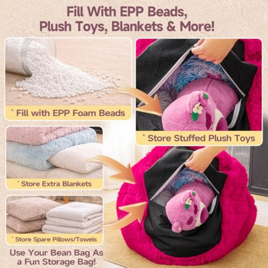 fluffy bean bag chair covers N - Kids Outdoor Bean Bag Chair recension och pris