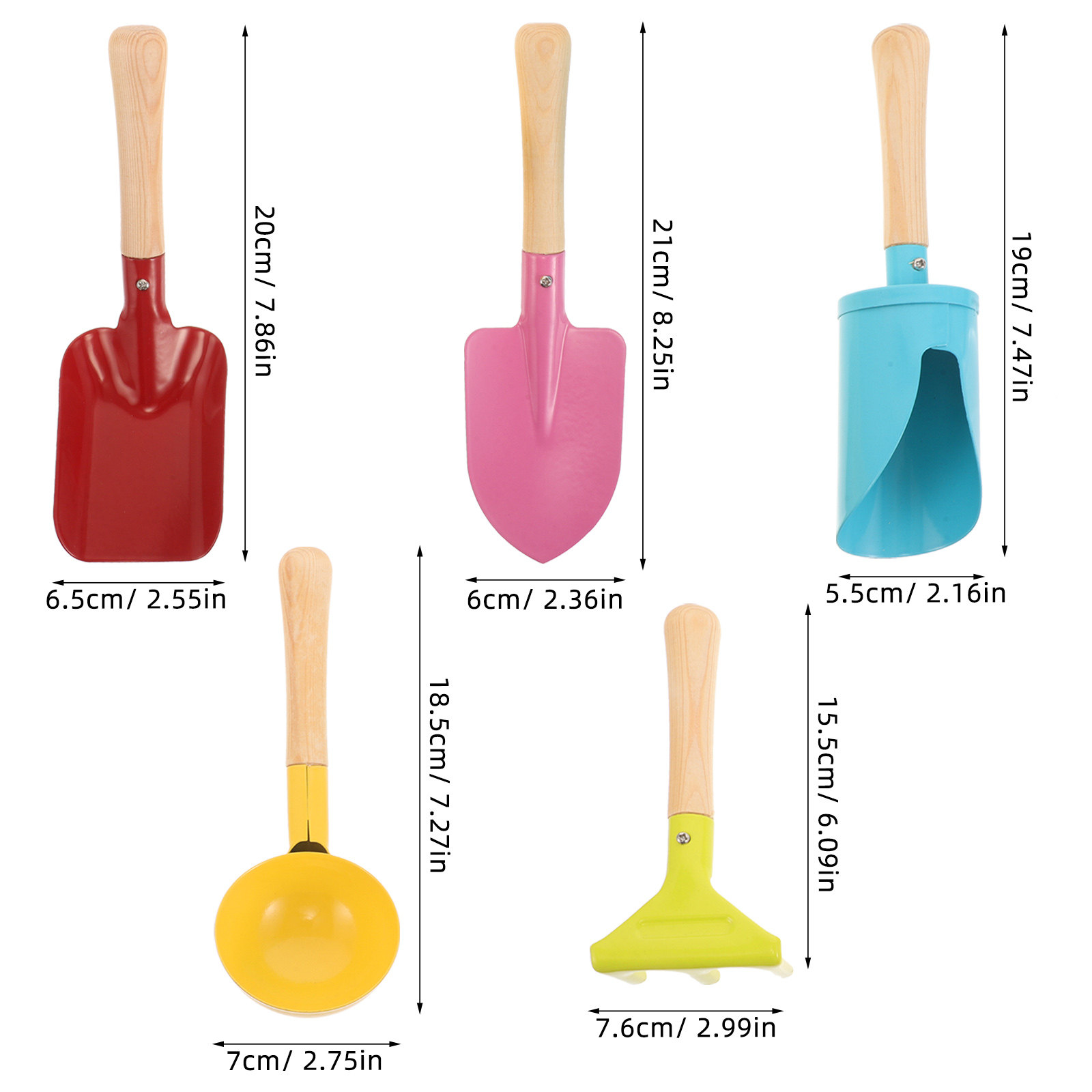 5Pcs Kids Gardening Tool Set C - Kids Outdoor Yard Tools recension och pris
