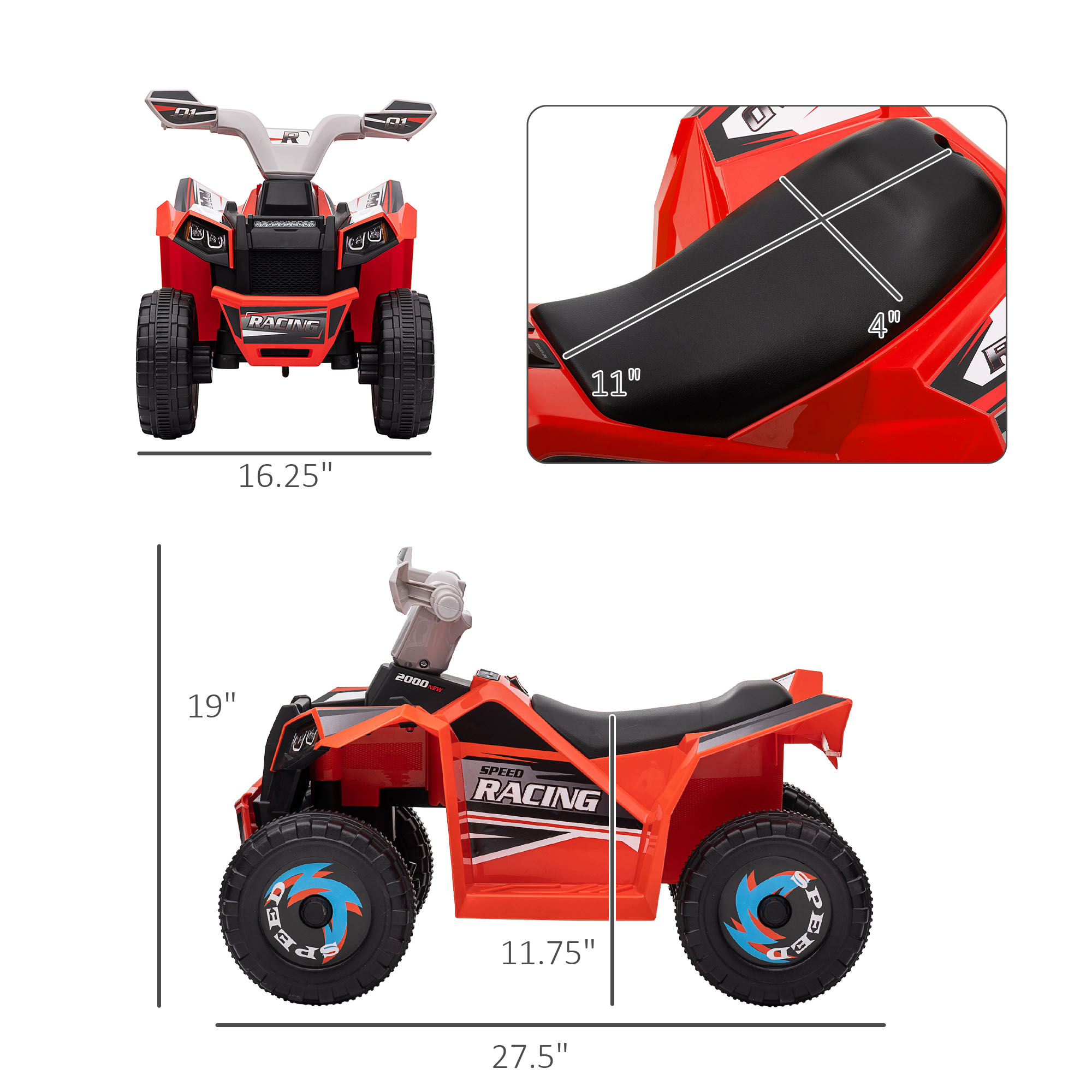 Car 6V with Kids Durable Desig - Kids Outdoor Car recension och pris