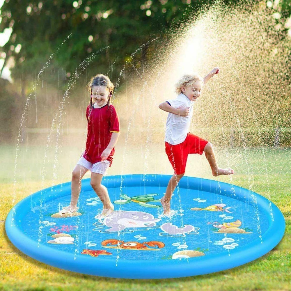 Children Play Splash Pad,Outdo - Slip Slide Water Mat recension och pris