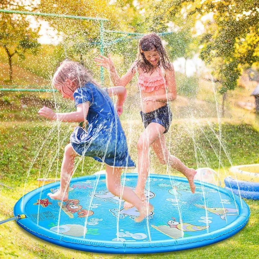 Children Play Splash Pad,Outdo - Slip Slide Water Mat recension och pris