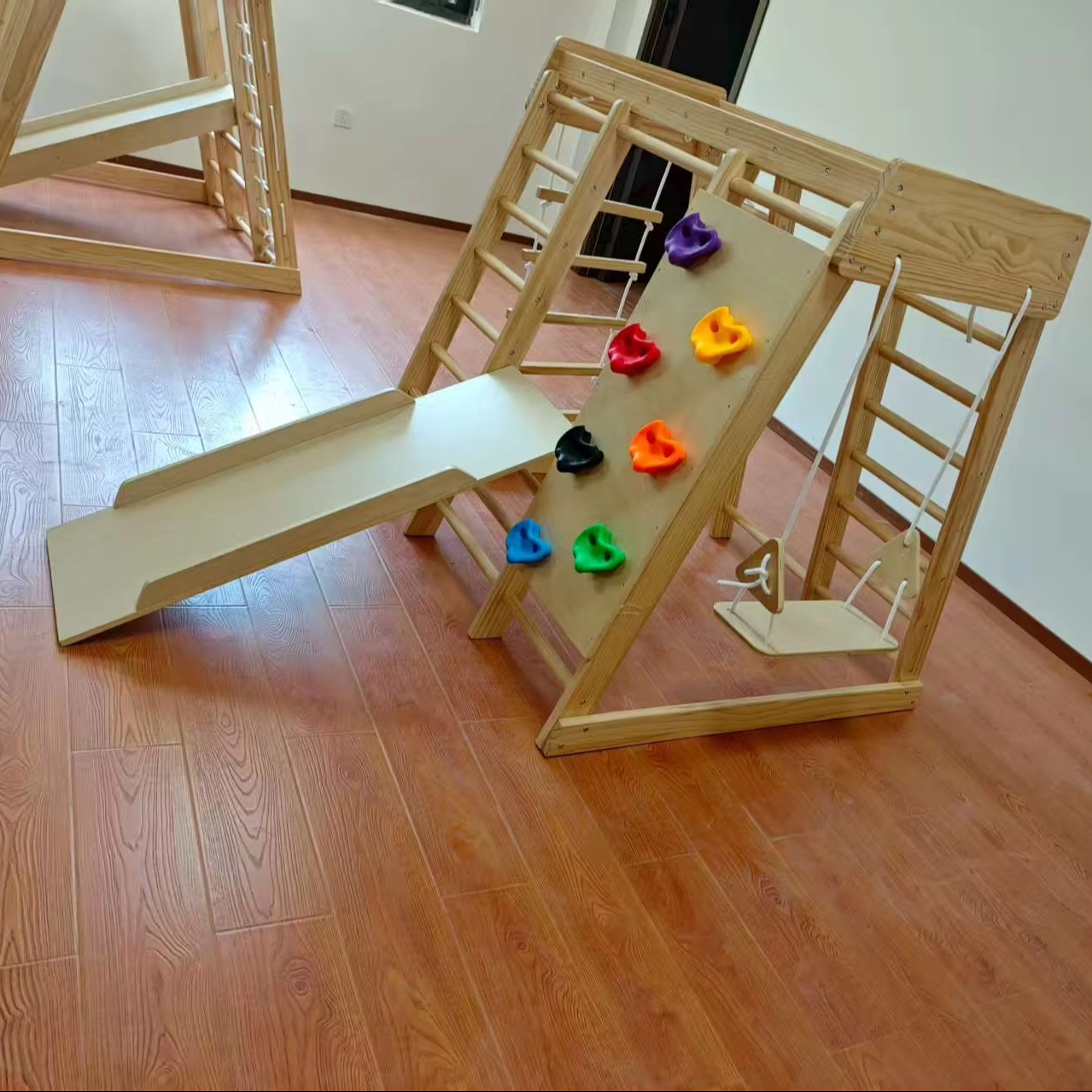 Wooden Kids Climbing Frame Lad - Kids Outdoor Ladder recension och pris