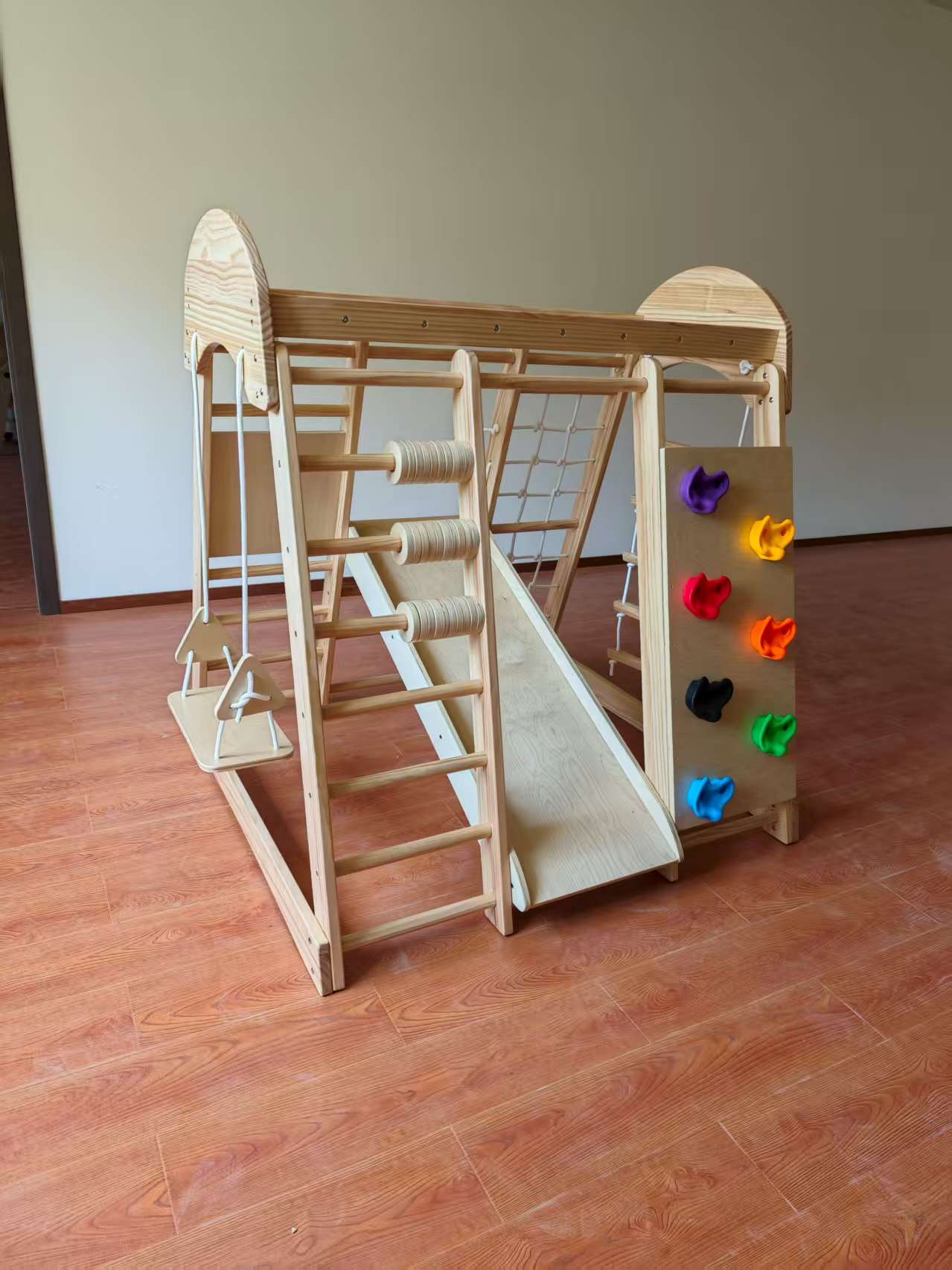 Wooden Kids Climbing Frame Lad - Kids Outdoor Ladder recension och pris