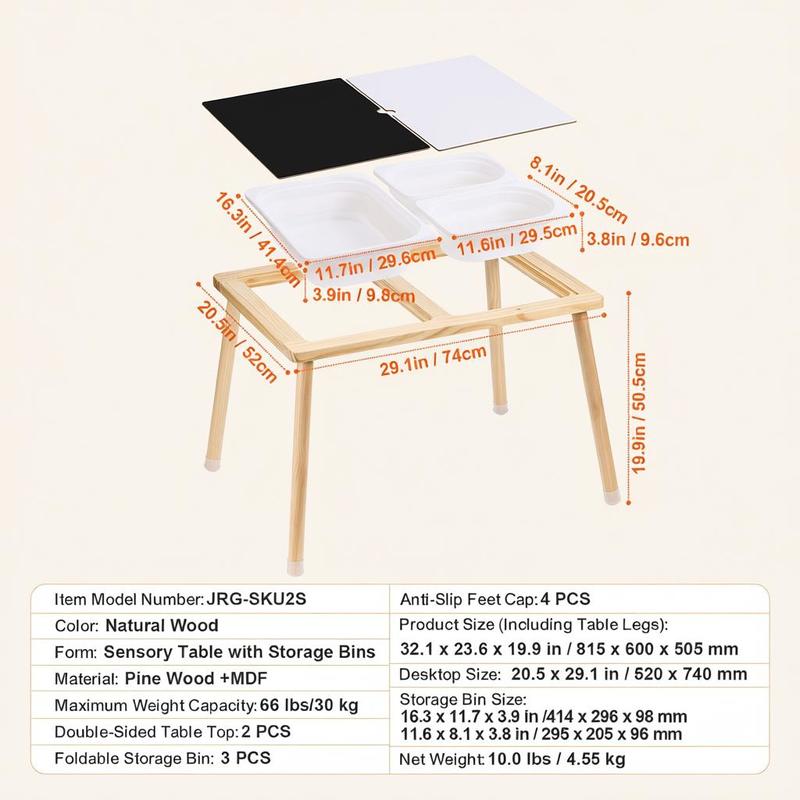 Sensory Table for Toddlers, Ki - Kids Outdoor Water Play Table recension och pris
